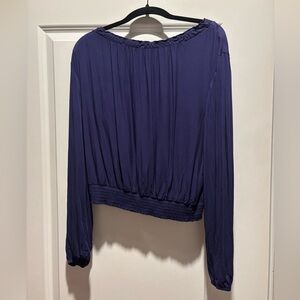 Cloth & Stone Deep Purple Blouse